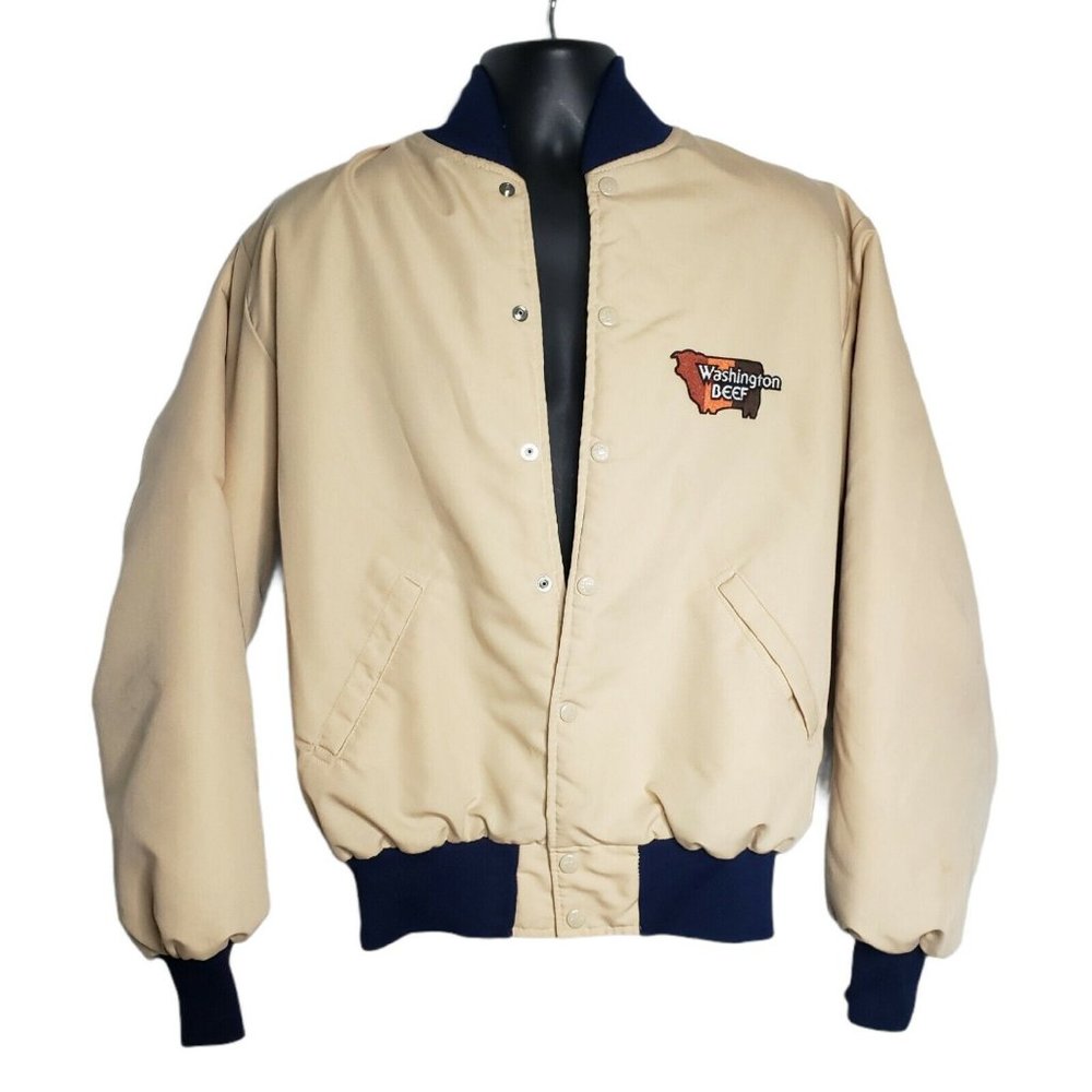 Birdie Jacket By Richard Leslie Quilted Bomber Jacket Washington State Cow Beef